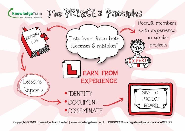 PRINCE2 principles - learn from experience